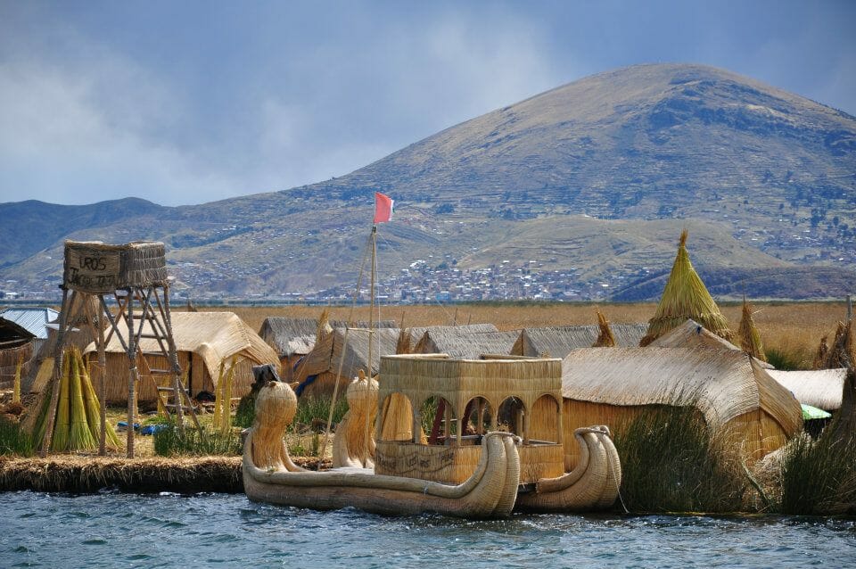 Iles Uros, Pérou, Titicaca