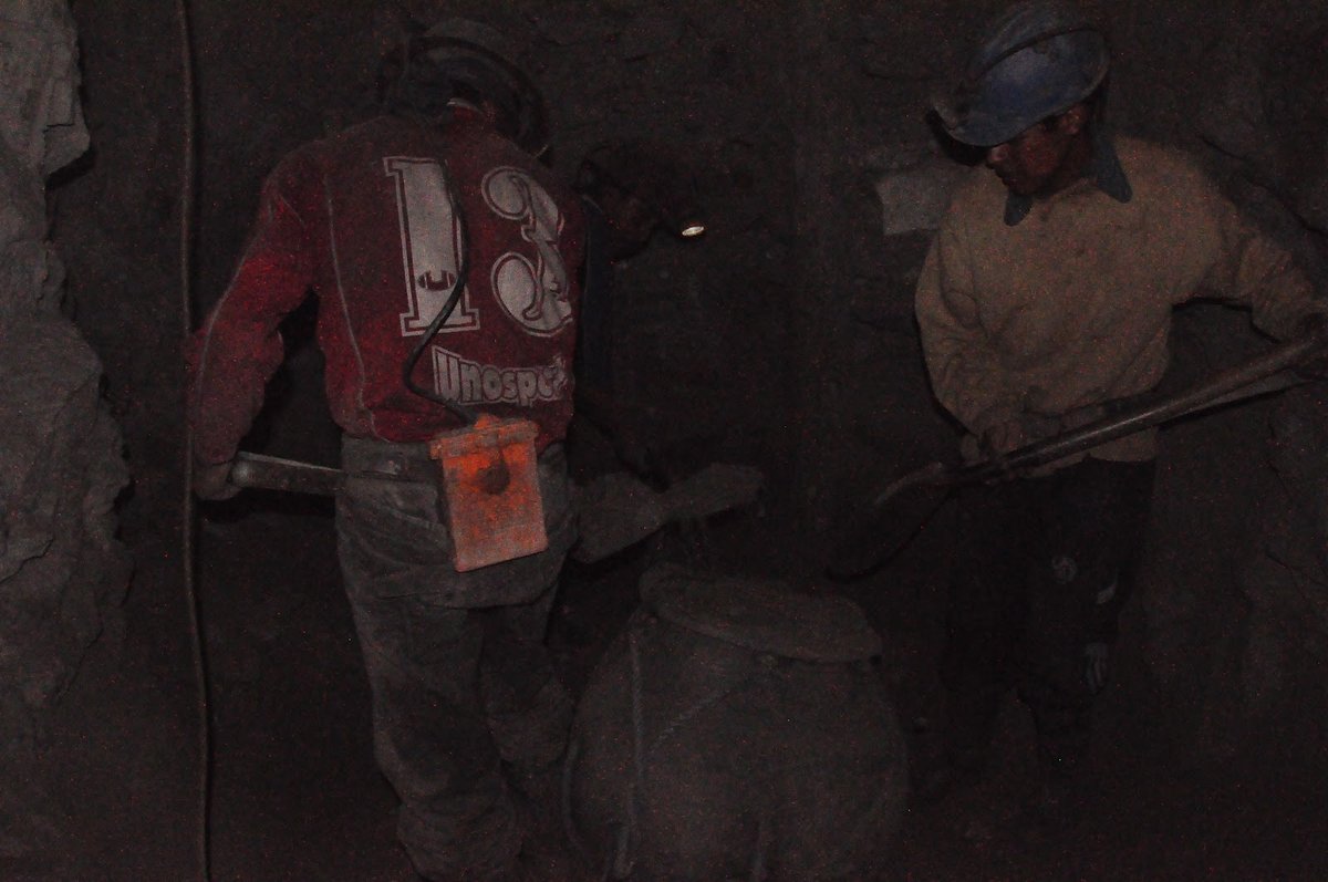 Mine de Potosi, Bolivie