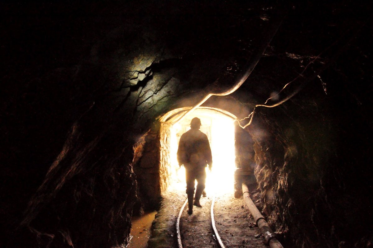 Tunnel mine de Potosi, Bolivie