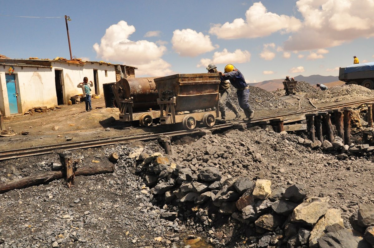 Mine de Potosi, Bolivie