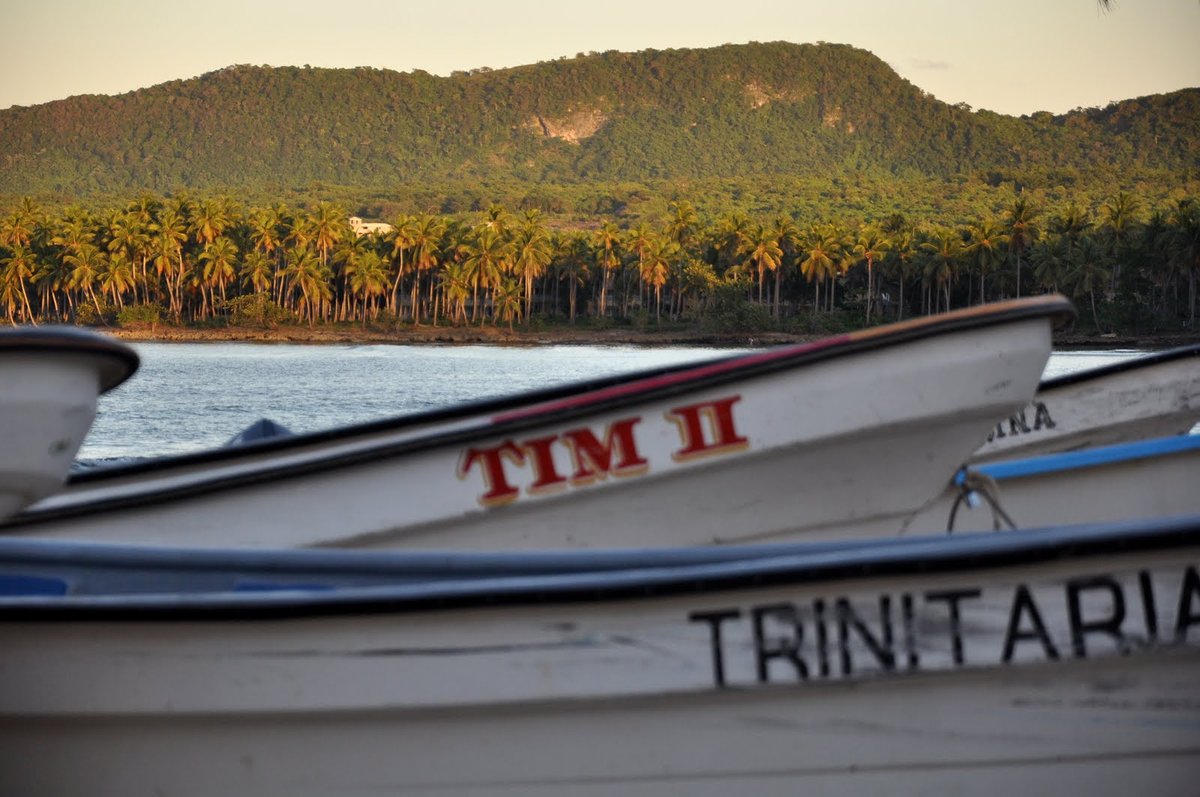 Barques de pêcheurs à Las Galeras, Samana