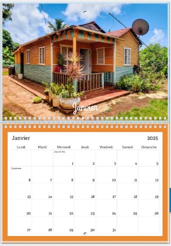 calendrier original photos olympia dubischar dominicaine
