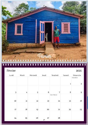 calendrier original photos olympia dubischar dominicaine