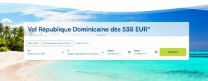 Vols Paris Air Caraibes AZS ORY Rep Dominicaine